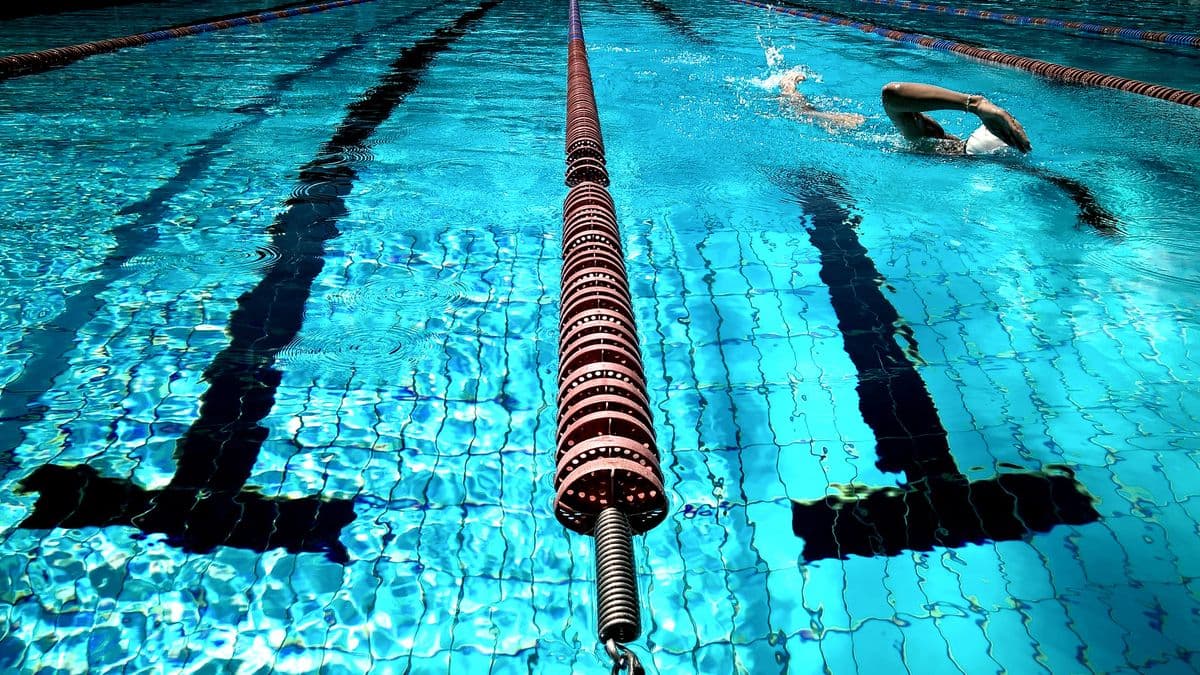 Outdoor swimming pool for swim school insurance coverage
